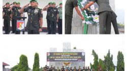 Korem 132/Tdl Hadiri Ziarah Rombongan HUT Ke-1 Kodam XXIII/Palaka Wira