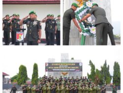 Korem 132/Tdl Hadiri Ziarah Rombongan HUT Ke-1 Kodam XXIII/Palaka Wira