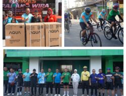 Semarak HUT Ke-1 Kodam XXIII/Palaka Wira, Korem 132/Tdl Ikuti Gowes Palaka Wira