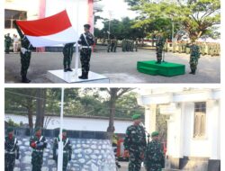 Korem 132/Tdl Gelar Upacara Bendera Rutin Hari Senin