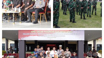 Dandim 1308/LB Hadiri Apel Siaga Dan Gelar Peralatan Dalam Rangka Kesiapan Menghadapi Karhutla Tahun 2026