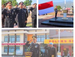 Upacara HUT ke-81 Kemerdekaan RI, Polres Sigi Kobarkan Semangat Pengabdian