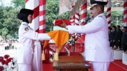 Bupati Aceh Tamiang Pimpin Upacara HUT Ke-81 RI di Tengah Pemulihan Pasca-Bencana