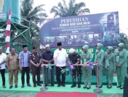 Bupati Aceh Tamiang Dampingi Pangdam IM Resmikan Sumur Bor dan MCK di Kampung Bintah