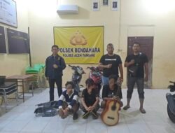 Tiga terduga pelaku curanmor diamankan Polsek bendahara, motor berhasil di temukan kurang dari 24 jam