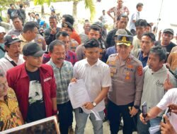 Mengedepankan Sikap Humanis, Kapolres Aceh Tamiang Pimpin Pengamanan Aksi Penyampaian Pendapat di Muka Umum