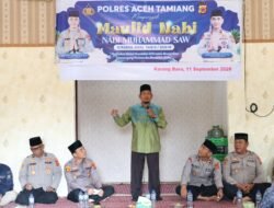 Polres Aceh Tamiang Peringati Maulid Nabi Muhammad SAW, Perkuat Nilai Keteladanan dan Integritas Personel