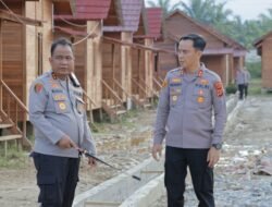 Kapolda Aceh Tinjau Progres Pembangunan Huntap Polri Presisi di Aceh Tamiang