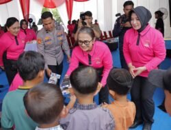 Kids Corner Bhayangkari Peduli Hibur Anak-anak di Aceh Tamiang