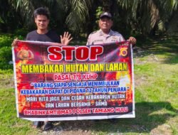 Cegah Karhutla, Polsek Tamiang Hulu Intensifkan Patroli dan Edukasi Masyarakat