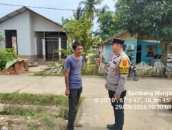 Polsek Rantau Tingkatkan Patroli dan Sambang Warga, Wujudkan Situasi Kamtibmas yang Aman dan Kondusif