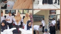 Kasi Kesos Pondok Gede Indah Indri Hapsari Turun Langsung Pantau Penyaluran Beras Bulog, Sapa Warga di Setiap Kelurahan.