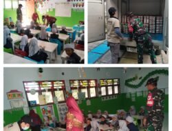 Dukung Generasi Sehat & Cerdas, Babinsa Kawal Distribusi Makan Bergizi Gratis Di Wilayah Kodim 1308/LB