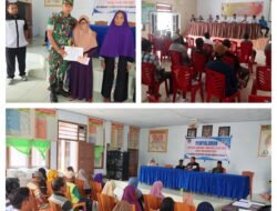 Pastikan Bantuan Tepat Sasaran bagi Masyarakat  L,Babinsa Dampingi Penyaluran BLT Dana Desa