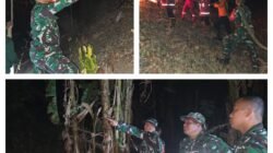 Turun ke Lapangan, Ws Danramil 07/Pagimana Dampingi Dandim 1308/LB Pimpin Pemadaman Karhutla Di Pagimana