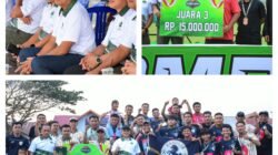Danrem 132/Tadulako Hadiri Penutupan Turnamen Sepak Bola HUT Ke-1 Kodam XXIII/Palaka Wira