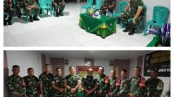 Danrem 132/Tadulako Kunjungi Kerja Di Koramil 1308–03/Batui, Berikan Motivasi Kepada Babinsa dan Persit