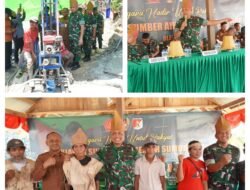 Pangdam XXIII/PW Tinjau Pembangunan Sumur Bor, Bantu Warga Kalibamba Atasi Krisis Air Bersih