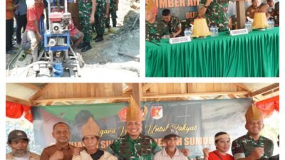 Pangdam XXIII/PW Tinjau Pembangunan Sumur Bor, Bantu Warga Kalibamba Atasi Krisis Air Bersih