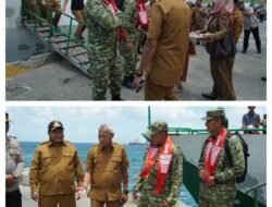 DANREM 132/TADULAKO KUNJUNGI BANGGAI LAUT, PERKUAT SINERGI TNI DAN PEMDA