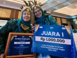 Wiwik Hargono Apresiasi PKK Pondok Gede Raih Juara I Yel-Yel HKG Kota Bekasi.