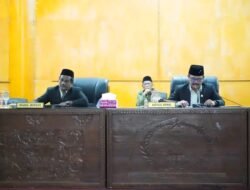Wabup Aceh Tamiang Hadiri Paripurna Penyampaian Pendapat Panitia Anggaran atas Pertanggungjawaban APBK 2025