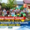 Pascabanjir, IBS Foundation dan Asar Humanity Serahkan Sumur Bor untuk Warga Meunasah Teungoh
