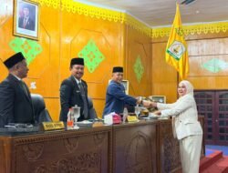 Wabup Aceh Tamiang Hadiri Rapat Paripurna ke 4 Penyampaian Pendapat Panitia Anggaran Perubahan APBK 2026 Aceh Tamiang