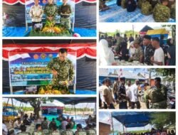HUT TNI ke-81, Satgas Kuala TNI Jhonlin Perkuat Kemanunggalan dengan Rakyat Lewat Bakti Sosial