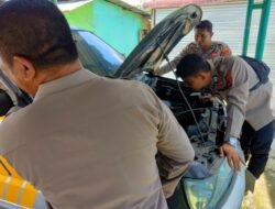 Pastikan Pelayanan Kepada Masyarakat Maksimal, Bag Log Polres Aceh Tamiang Cek Kendaraan Dinas