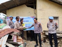 Kapolres Aceh Tamiang Menyalurkan Bantuan Sosial Bagi Masyarakat dalam Rangka Menyambut Hari Jadi Propam Ke-24,
