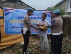 Sambut Hari Jadi Propam ke-24, Propam Polres Aceh Tamiang Salurkan Bansos untuk Warga Membutuhkan