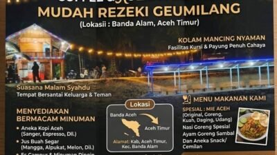Banda Alam Coffee & Kolam: Destinasi Bersantai & Memancing yang Nyaman di Aceh Timur
