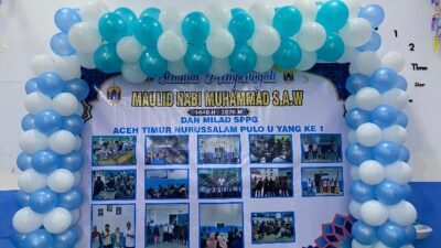 Peringatan Maulid Nabi Muhammad SAW 1448 H Berjalan Khidmat dan Milad ke satu SPPG Pulo u Yayasan Asna Ahsan Perkasa Dirangkai Santuni 80 Anak Yatim