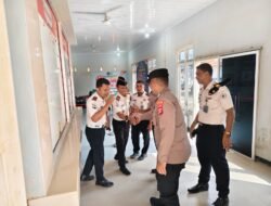 Sat binmas polres Aceh Tamiang laksanakan sambang ke rutan kelas 11 B Kuala Simpang