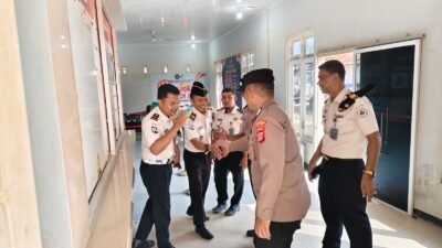 Sat binmas polres Aceh Tamiang laksanakan sambang ke rutan kelas 11 B Kuala Simpang