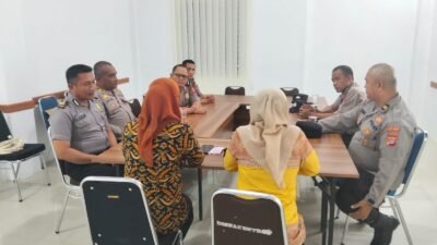 Tingkatkan Kewaspadaan Banjir, Sat Binmas Polres Aceh Tamiang Sambangi Masyarakat dan Perkuat Pesan Kamtibmas
