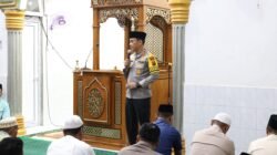 Dari Masjid Al Ihsan, Kapolres Aceh Tamiang Serukan Perang Bersama Melawan Narkoba dan Judi Online