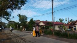 Utamakan Keselamatan Pelajar, Polsek Rantau Hadirkan Strong Point Pagi di Depan SD Negeri 1 Alur Cucur