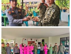 Koramil 02/Bunta Dapat Kejutan Nasi Tumpeng dari Polsek Nuhon di HUT ke-81 TNI Ta 2026