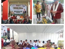 Wujud Sinergitas, Upika Batui Selatan dan TNI-Polri Kompak Hadiri Tabligh Akbar