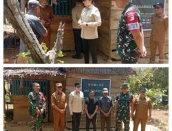 Sinergi Membangun Desa, Bupati dan Dandim Tinjau Sasaran RTLH TMMD ke-130 di Desa Leboni
