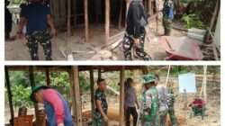 Tahap Pondasi RTLH TMMD Jadi Awal Wujudkan Hunian Layak bagi bapak Petrus