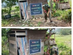 Tahapan Pembangunan MCK Pada Program TMMD ke-130 Memasuki Pembuatan Pondasi Batu Kali