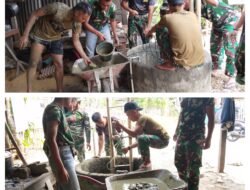 Atasi Krisis Air Bersih, Satgas TMMD ke-130 Kodim 1307/Poso Bangun Sumur Bor