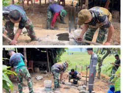 Pondasi Mulai Dicor, Satgas TMMD ke-130 Kodim 1307/Poso Bangun Harapan Baru Tiku Djobu