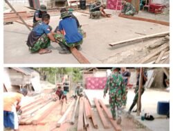 Pembangunan Rumah Terus Digenjot, Satgas TMMD Kodim 1307/Poso Kejar Target Penyelesaian