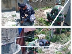 Kejar Target TMMD ke-130, Kodim 1307/Poso Kebut Pengerjaan Sumur Bor dan MCK di Kelurahan Pamona