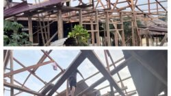 Progres Pesat, Pembangunan Rumah Warga Program TMMD Ke-130 Masuk Tahap Pemasangan Atap