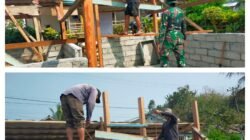 Tiang Rumah Mulai Berdiri Kokoh, Satgas TMMD ke-130 Kodim 1307/Poso Wujudkan Harapan Ibu Minya